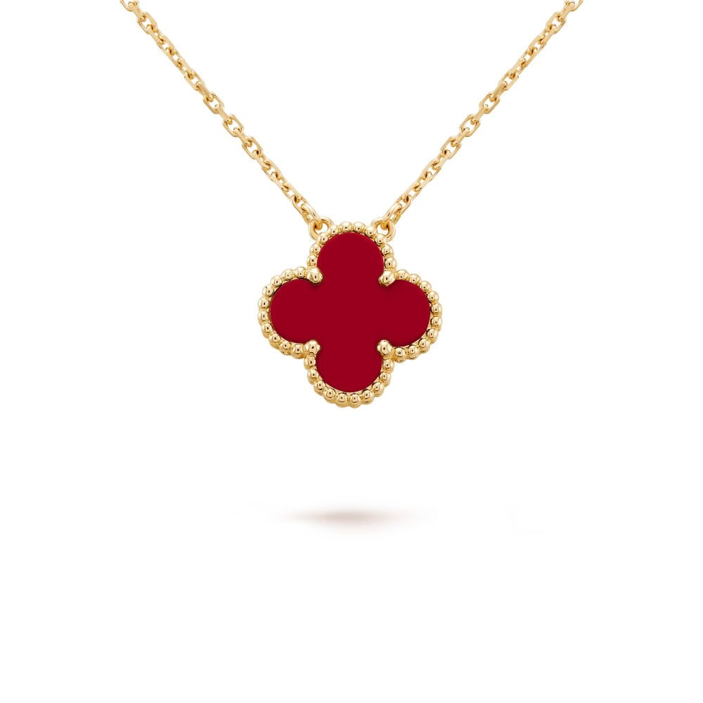 Ruby red necklace