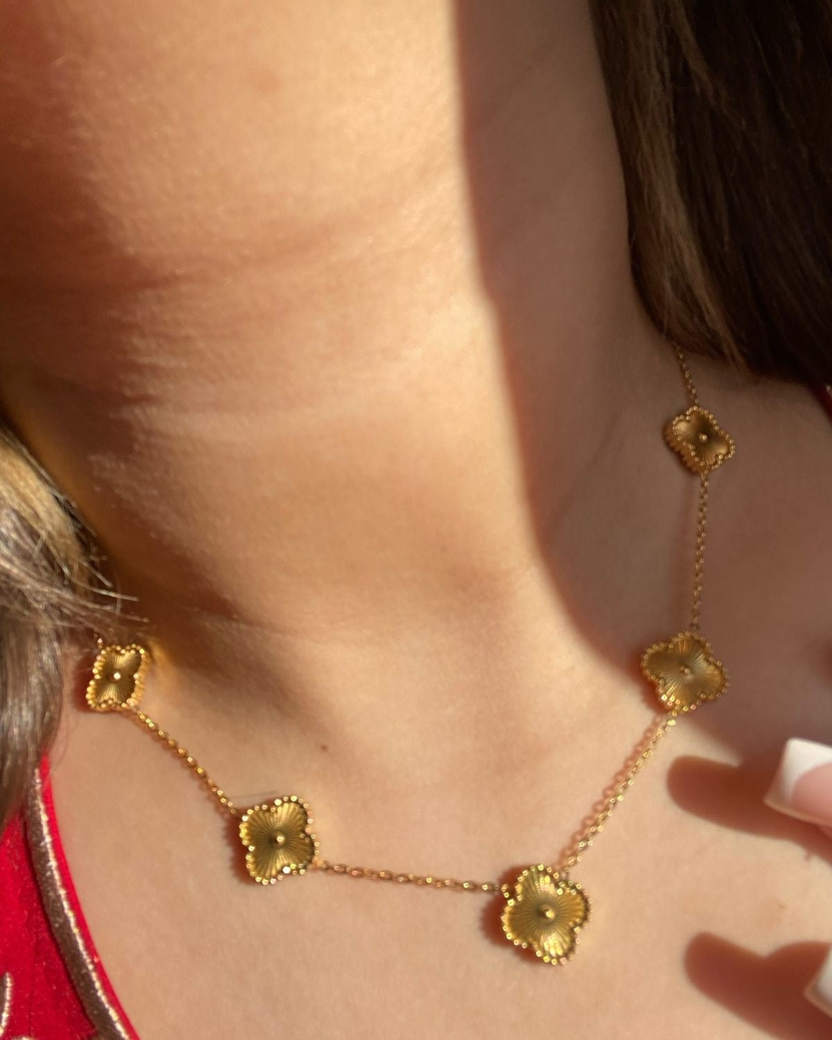 Gold Arpels necklace