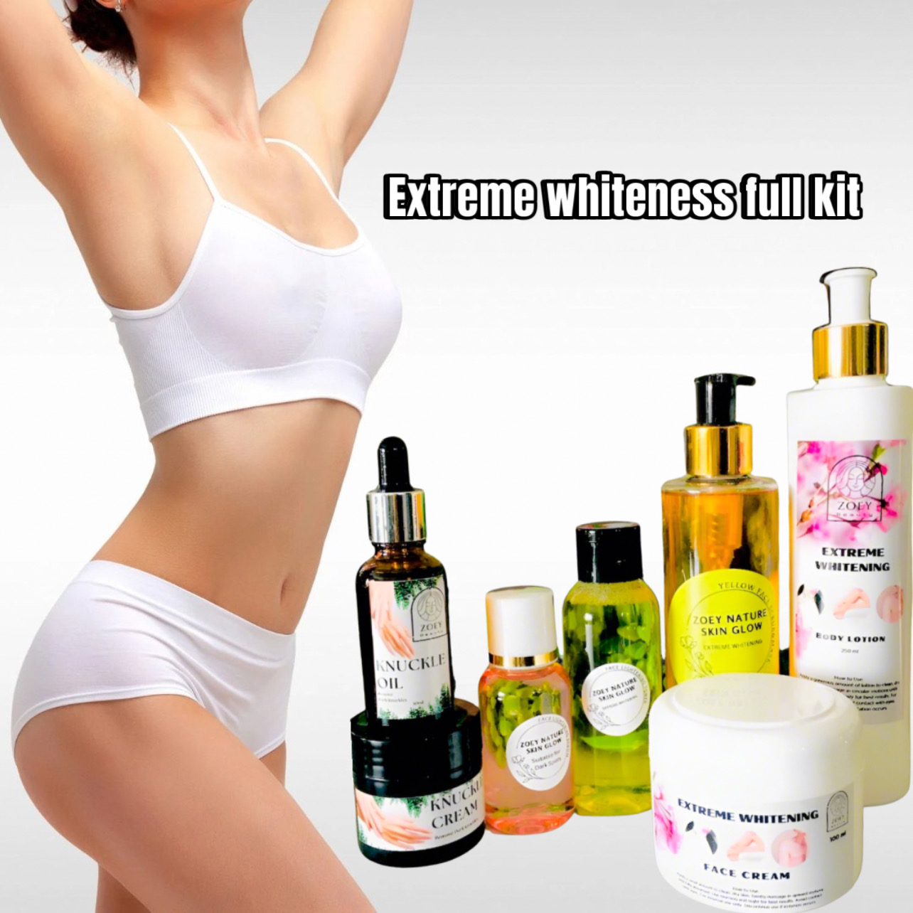 Skin whitening products