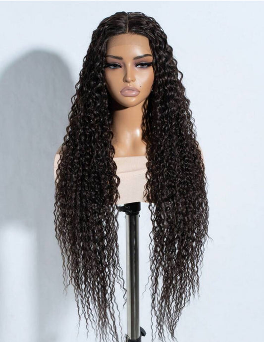 32” T-part frontal curls