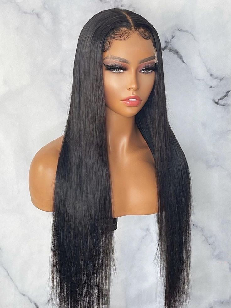 24” blended human hair full frontal wig
