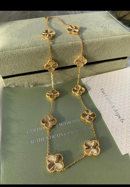 Gold Arpels necklace