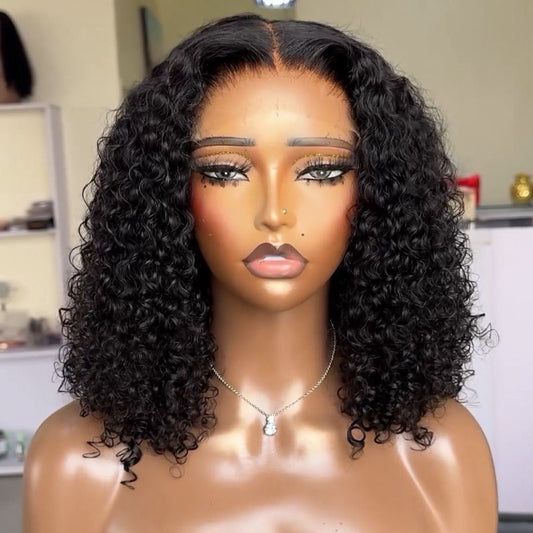 14” Double drawn curl wig