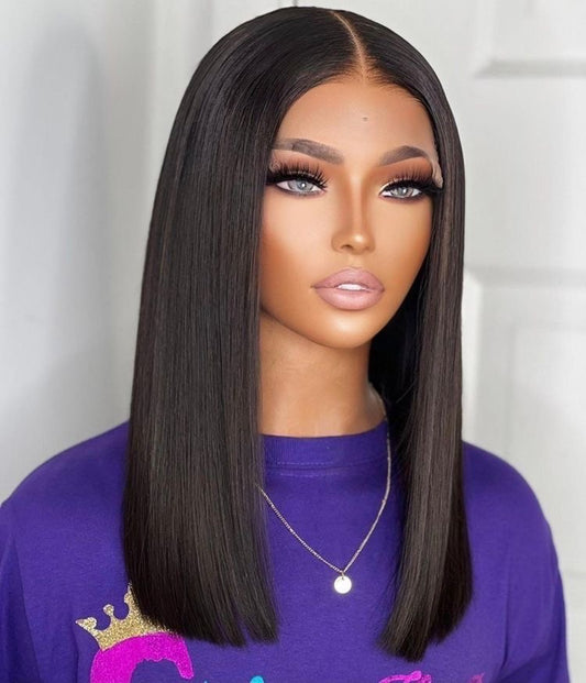 16” Double Drawn 5x5 wig