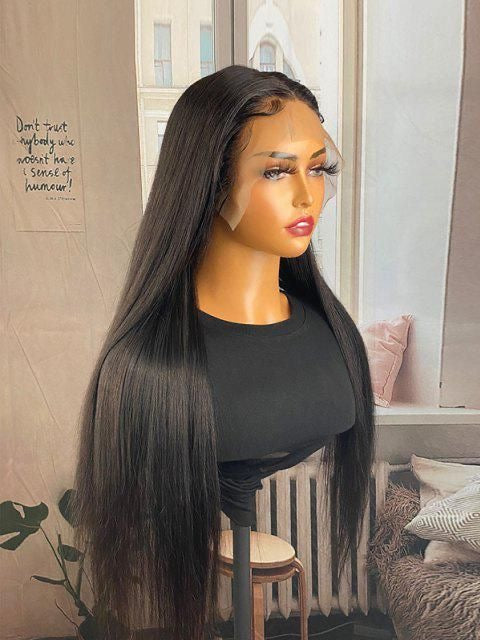 24” blended human hair full frontal wig