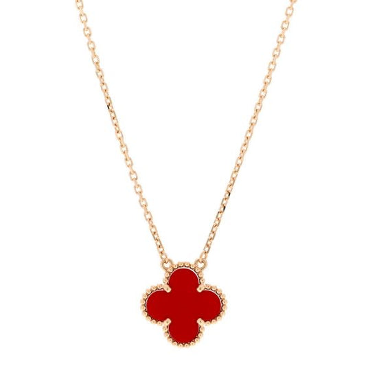 Ruby red necklace