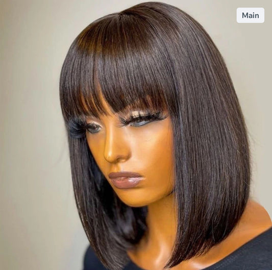 Fringe bob wig 10”