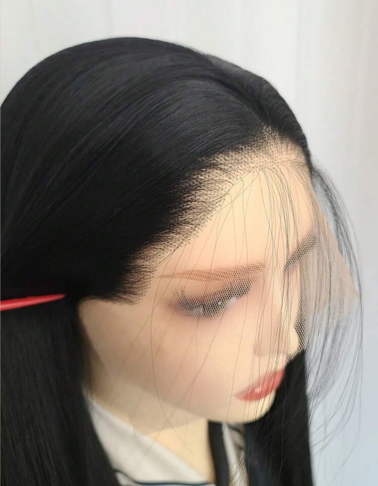 24” blended human hair full frontal wig