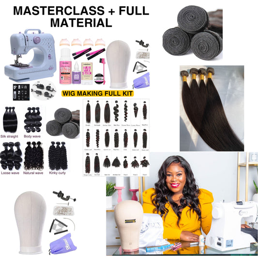 Wig making masterclass + full materials