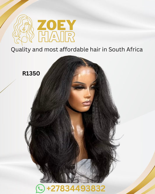 T-part Human hair Loose curl
